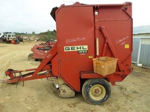 Used Gehl 1850 Baler parts.