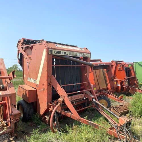 Used Gehl 1865 Baler parts.