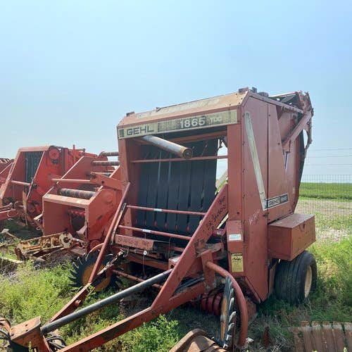 Used Gehl 1865 Baler parts.