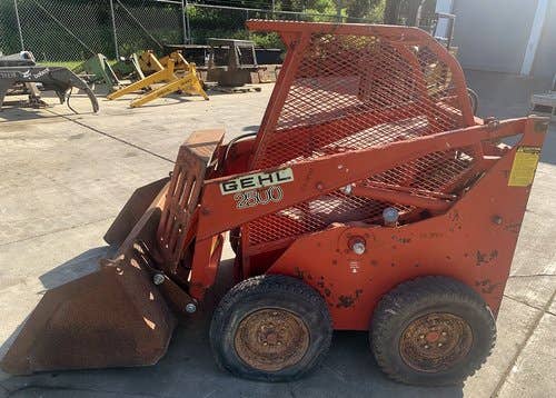 Used Gehl 2500 Skid Steer Loader parts.