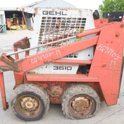 Used Gehl 3610 Skid Steer Loader parts.