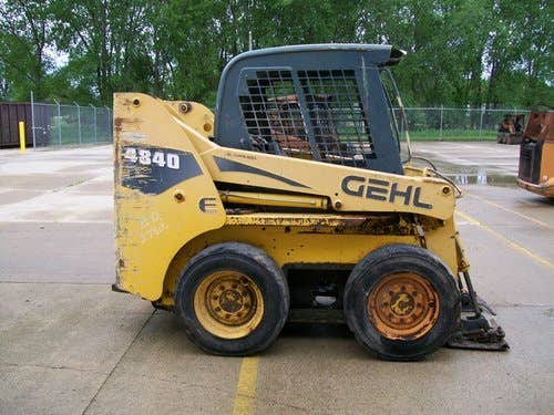 Used Gehl 4840 Skid Steer Loader parts.