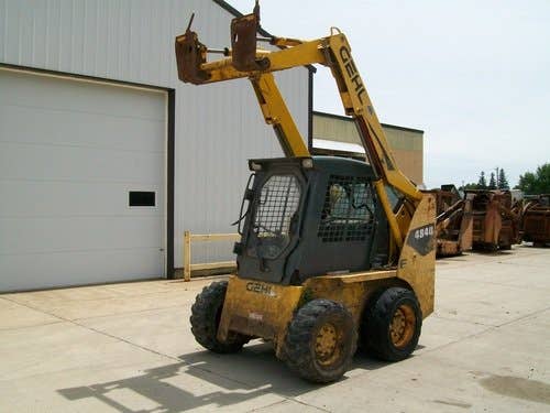 Used Gehl 4840 Skid Steer Loader parts.