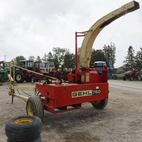 Used Gehl 750 Harvester parts.