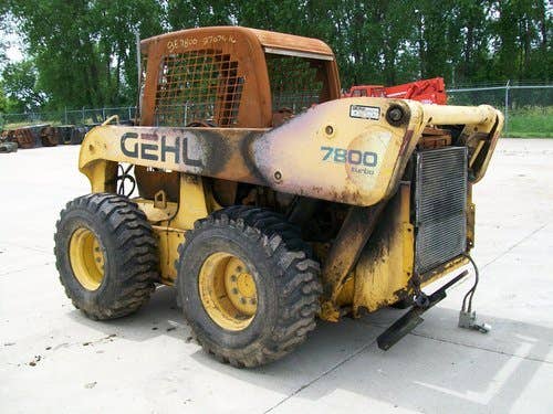 Used Gehl 7800 Skid Steer Loader parts.