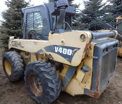 Used Gehl V400 Skid Steer Loader parts.