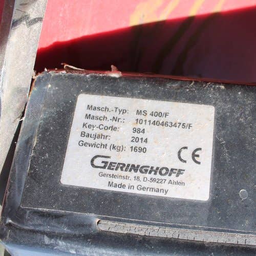 Used Geringhoff MaisStarH3005 Header parts.