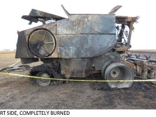 2014 Used Gleaner S68 Combine parts.