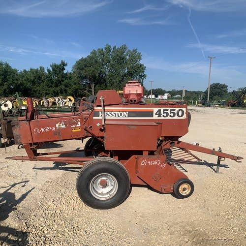 Used Hesston 4550 Baler parts.