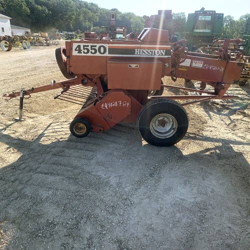 Used Hesston 4550 Baler parts.
