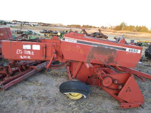 Used Hesston 4650 Baler parts.