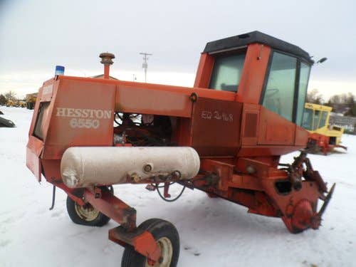 Used Hesston 6550 Hay Cutting parts.