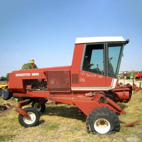 Used Hesston 6550 Hay Cutting parts.