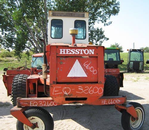 Used Hesston 6600 Hay Cutting parts.
