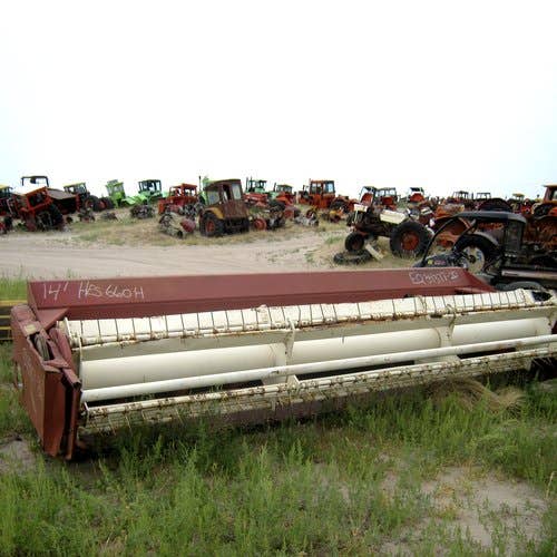 Used Hesston 6600 Header parts.
