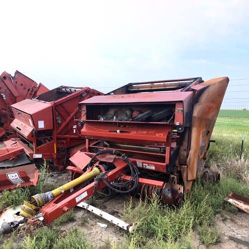 Used Hesston 814 Baler parts.
