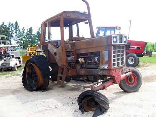 Used International 1086 Tractor parts.