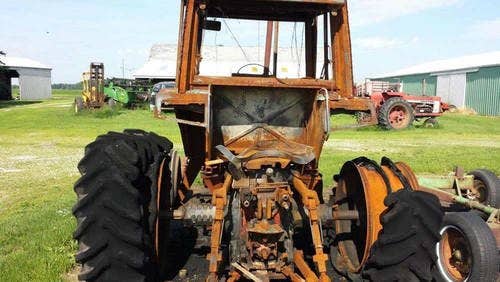 Used International 1086 Tractor parts.