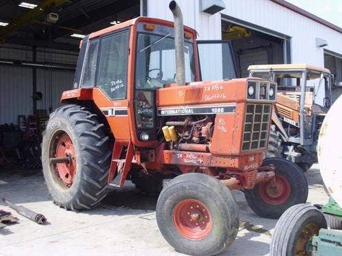 Used International 1086 Tractor parts.