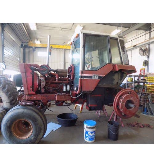 Used International 1086 Tractor parts.
