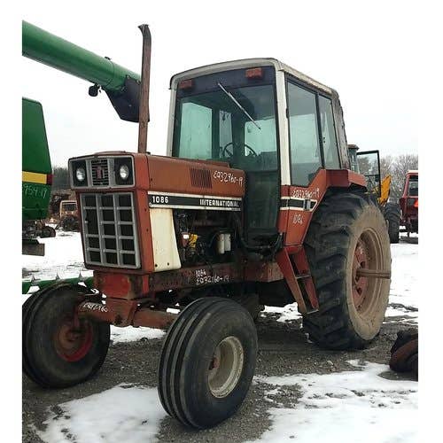 Used International 1086 Tractor parts.