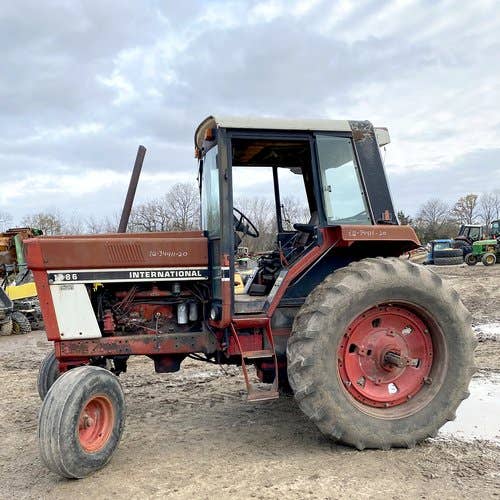 Used International 1086 Tractor parts.