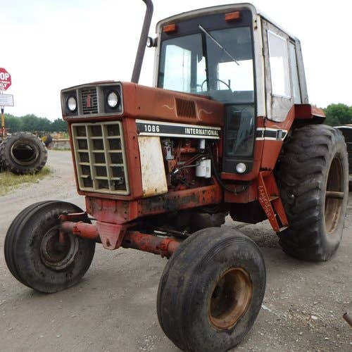 Used International 1086 Tractor parts.