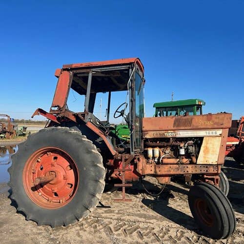Used International 1086 Tractor parts.