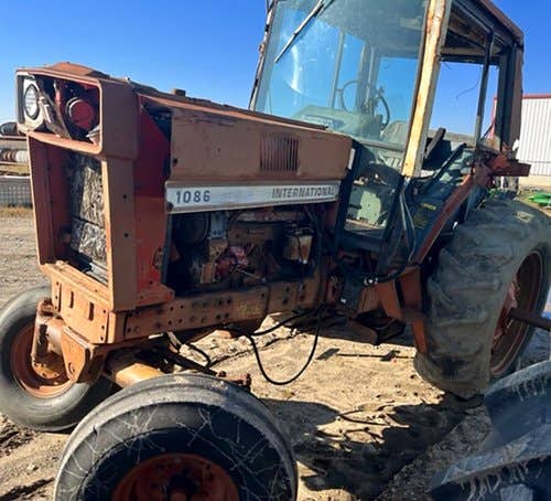 Used International 1086 Tractor parts.