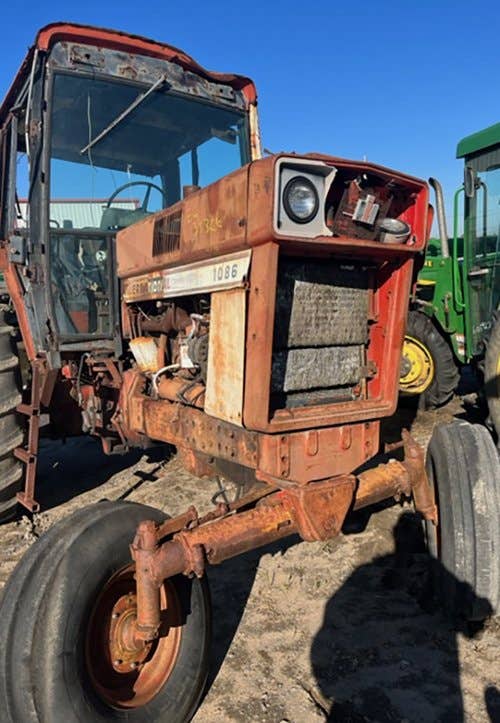 Used International 1086 Tractor parts.