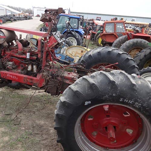Used International 1086 Tractor parts.