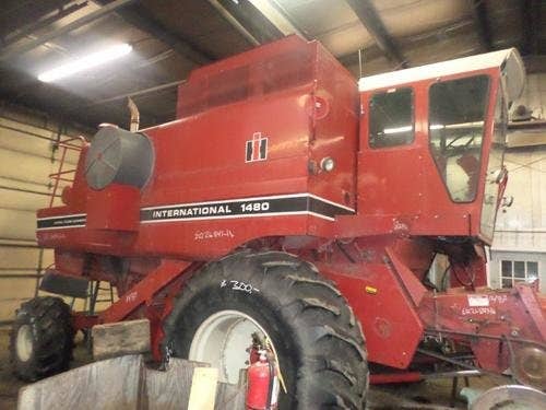Used International 1480 Combine parts.