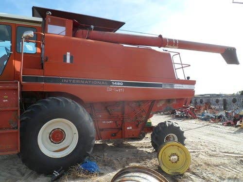 Used International 1480 Combine parts.