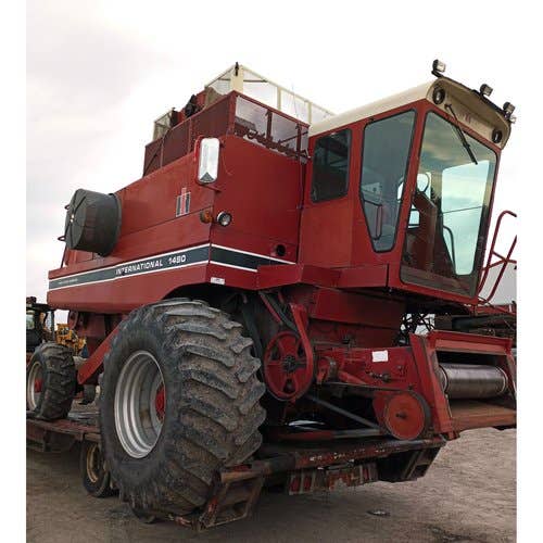 Used International 1480 Combine parts.