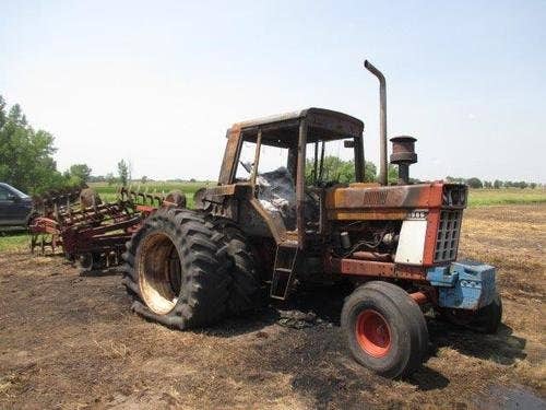 Used International 1586 Tractor parts.