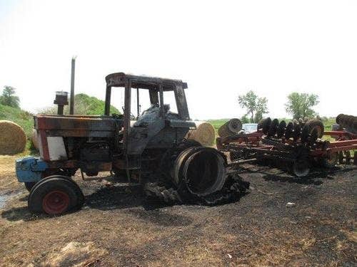 Used International 1586 Tractor parts.