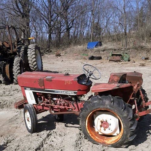 Used International 284 Tractor parts.