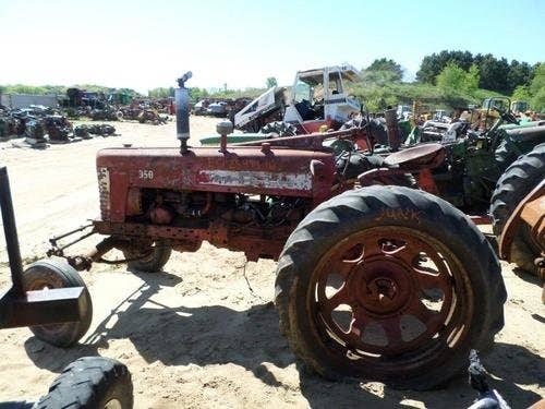 Used International 350 Tractor parts.