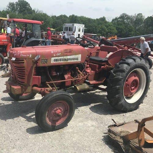 Used International 350 Tractor parts.