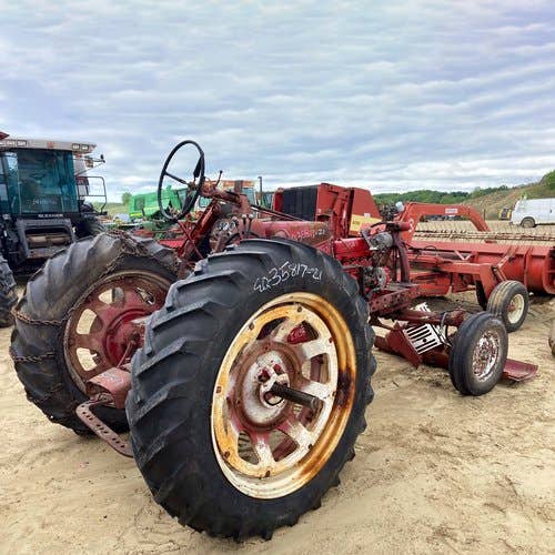 Used International 350 Tractor parts.