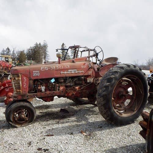 Used International 350 Tractor parts.