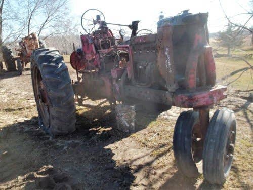 Used International 400 Tractor parts.