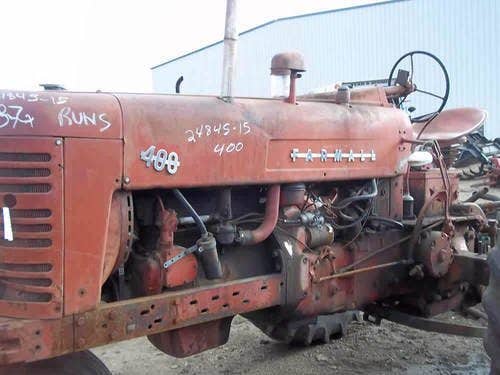 Used International 400 Tractor parts.
