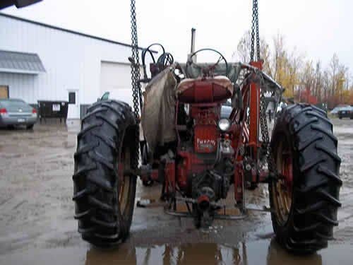 Used International 400 Tractor parts.
