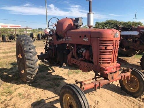 Used International 400 Tractor parts.