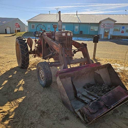Used International 400 Tractor parts.