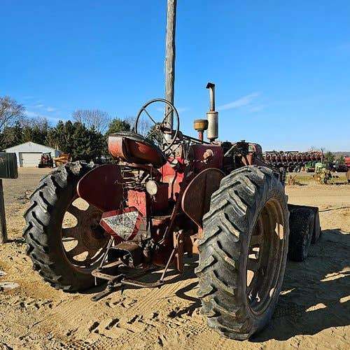 Used International 400 Tractor parts.