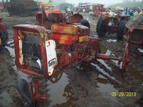 Used International 404 Tractor parts.
