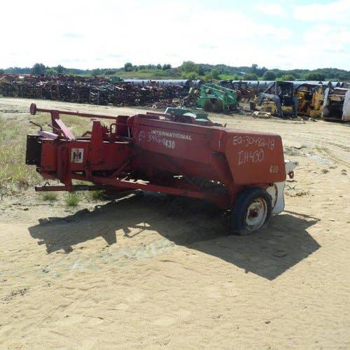 Used International 430 Baler parts.