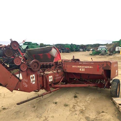 Used International 430 Baler parts.